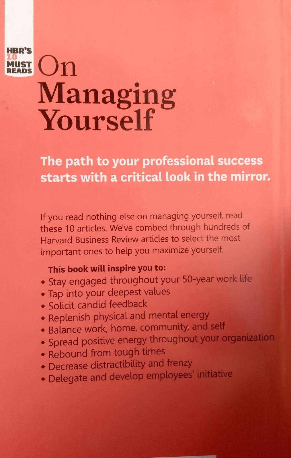On Managing Yourself By Clayton M. Christensen